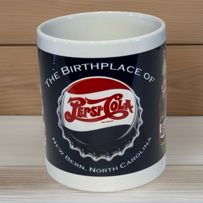 Vintage Pepsi Cola Coffee Mug New Bern North Carolina Birthplace - RARE