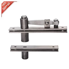 Easy-to-Install 360° Pivot Hinge for Hidden Wooden Doors - Max 170 lbs
