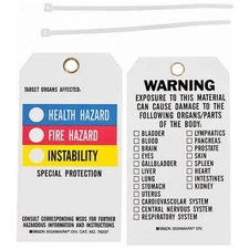 BRADY 76237 Accdnt Prvntn Tag,Poly,NFPA Diamond,PK25 5RE11