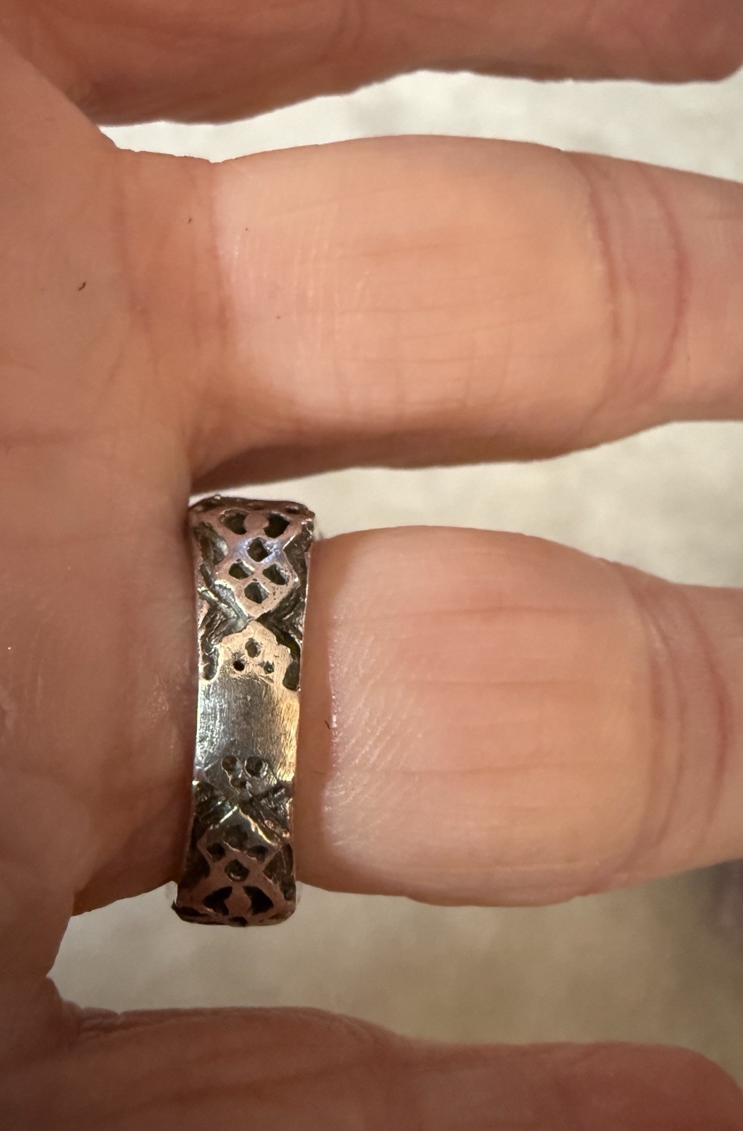 Gothic Carnelian 925 Silver Ring - image 4