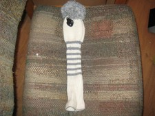 slightly used Scott Edwards Fairway 3 wood Headcover with number wheel  Pom Pom