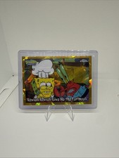Topps Chrome SpongeBob SquarePants “Ravioli Give Me The Formuoli” /50