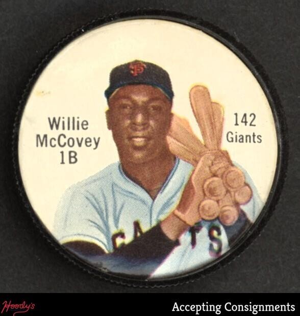 1962 Salada Coins #142 Willie McCovey SAN FRANCISCO GIANTS
