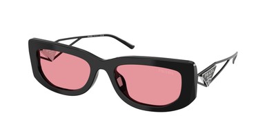 NEW Prada 14YS Sunglasses 1AB30L Black 100% AUTHENTIC