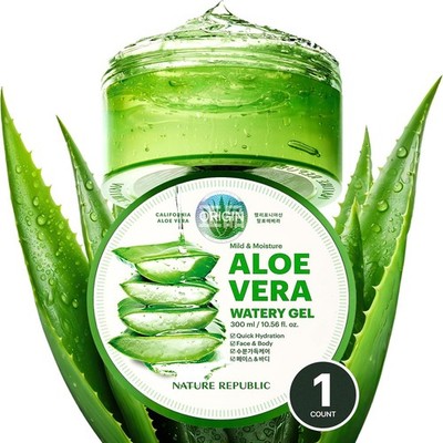NATURE REPUBLIC Aloe Vera Soothing Gel 300ml-EXP:2026/08- 1+1  [US SELLER]
