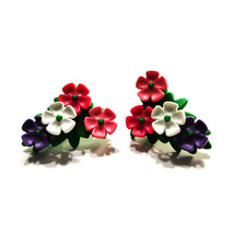 Playmobil Flowers Pink Purple White Leaf Clusters x2 Bouquet Plant Landscape A35