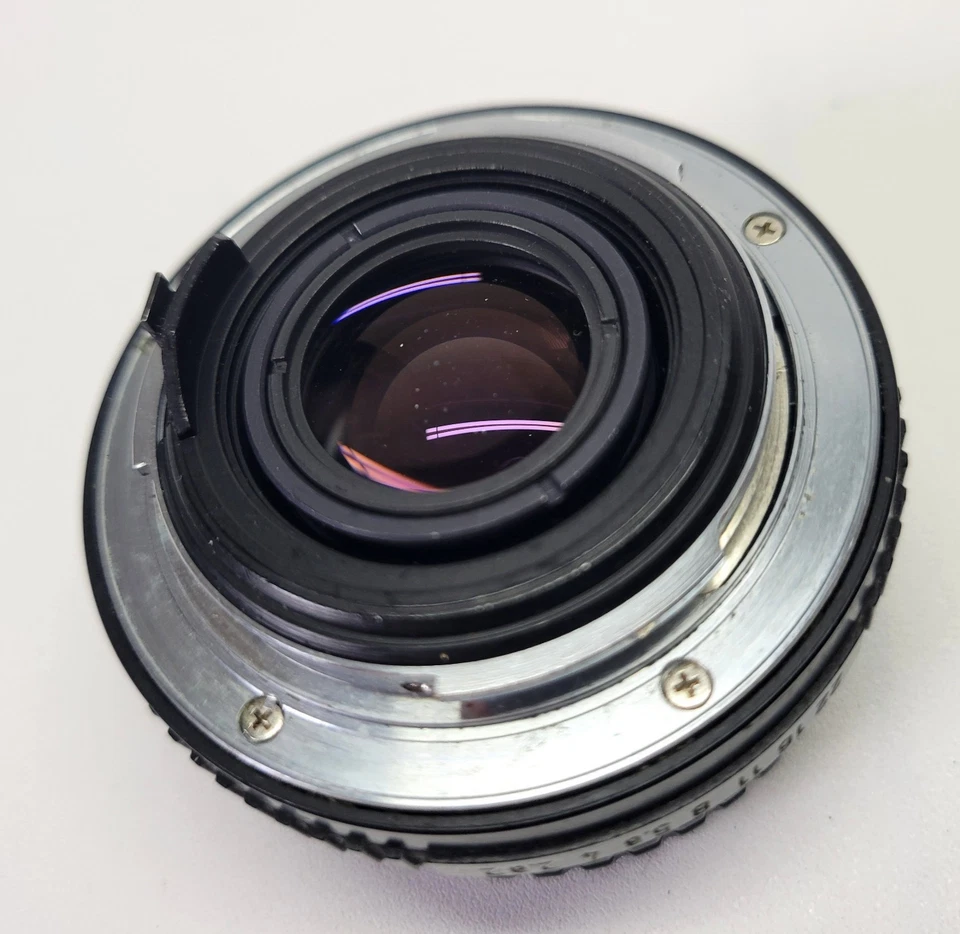 Pentax-M SMC 1:2 50mm Camera Lens Asahi Optical 8276257 Hoya Skylight 1b Filter - Image 3 of 4