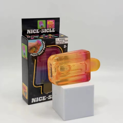 Nee Doh Nice-Sicle Squish Fidget Toy Popsicle Stress Relief Squeeze Silicone