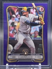2026 Topps Bowman Brice Turang Purple Paper /250 #30