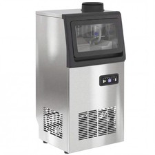 Commercial Ice Maker Machine, 45kg/24H Stainless Steel Under Counter or Freestan