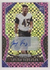 2019 Panini Prizm Rookies Purple Power 17/49 Jaylon Ferguson #379 Auto 1og