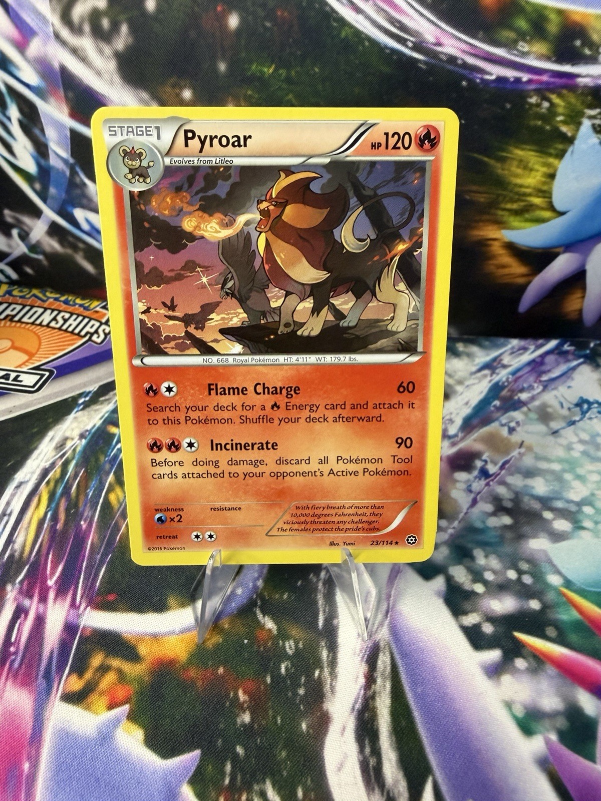 Pyroar 23/114 XY - Steam Siege Regular