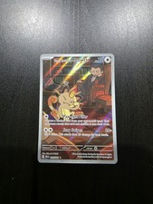 Team Rocket's Meowth 203/182 Sv10: Destined Rivals Holo on eBay