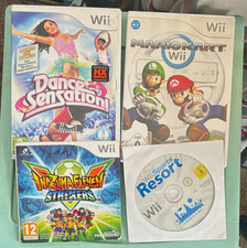 Nintendo Mario Kart, Wii Sports Resort, Dance sensation,Inzumas eleven Wi Bundle
