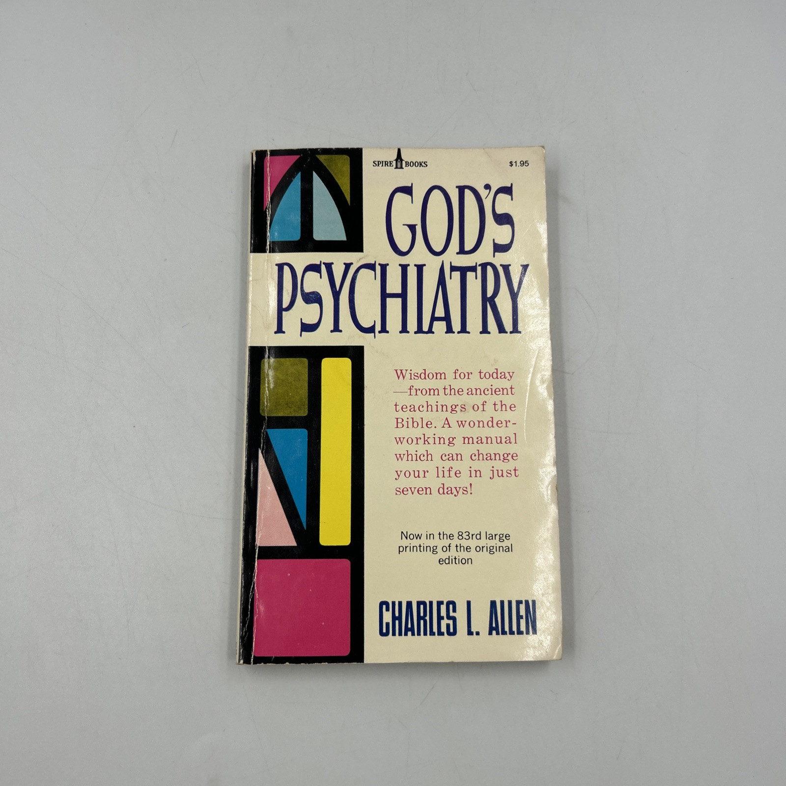 God's Psychiatry By Charles L. Allen Paperback Book Spiritual Wisdom Religion