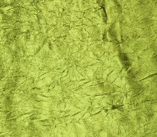 Satin Crushed Charmeuse Bridal Fabric 58" Wide Sold by The 58 Inches, Avocado