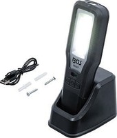 BGS | COB-LED Arbeits-Leuchte | Klappbar | Mit Ladestation