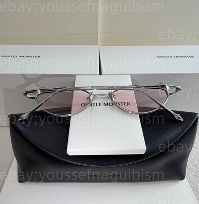 GentleMonster Sunglasses BOLD - Eden 02(BR) Titanium Silver Frame