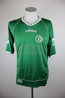 Legea AS Avellino MATARAZZO N88 Fußballtrikot Herren XL Grün Kurzarm 2007-2008