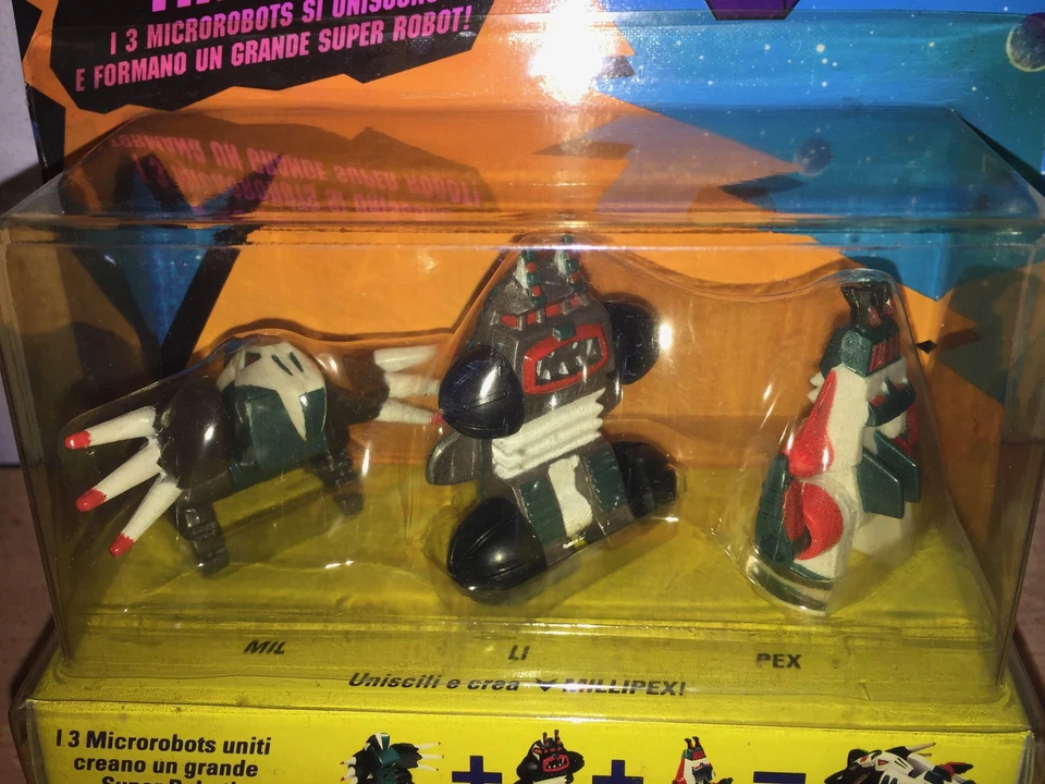 Galoob Micro Machines Z-Bots ZBots TRIPLEX SET of 3 ROBOTS #2 MOC, 1993 copy-139 - Image 2 of 3