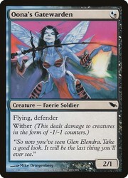 Oona's Gatewarden 173 Shadowmoor Common MTG