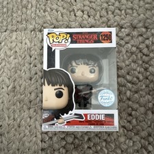 Funko Pop! Figura exclusiva de Eddie Munson de Stranger Things #1250 - NUEVA