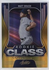 2022 Panini Absolute Rookie Class Spectrum Gold 12/25 Matt Brash #RC-19 7ba