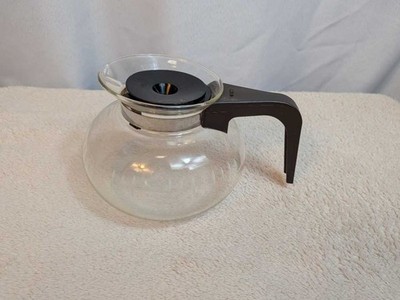 BUNN Glass Coffee Pot Carafe Replacement w Black Handle Lid 12 Cup