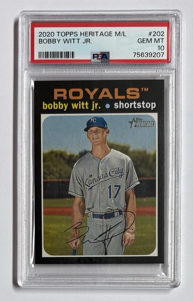 2020 Topps Heritage Minor League Edition - Bobby Witt Jr. #202 for 