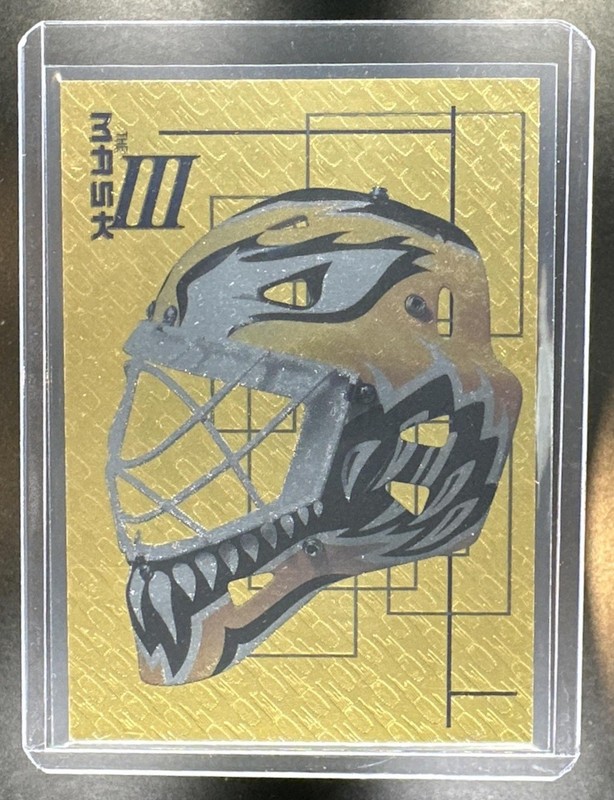 2003-04 In The Game Be a Player Memorabilia Mask III Felix Potvin Gold /30