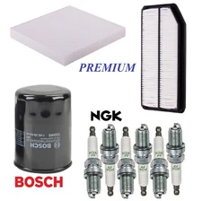 Tune Up Kit Air Cabin Oil Filters Plugs For HONDA RIDGELINE V6 3.5L 2006-2008