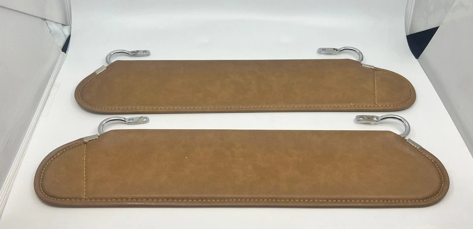 Interior Sunvisor Sun Visors Set for Jeep Wrangler YJ 87-95 TAN - SPICE 2 Pieces - Image 3 of 4