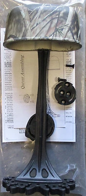 NEW 418 Twist Lock Quiver 6 Arrow Quiver Vista Camo Martin Pse Hoyt Bowtech Bear