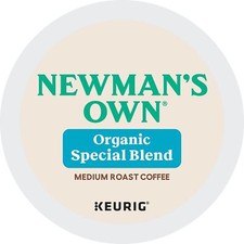 Newman's Own Organics Special Blend Coffee 18 to 144 Count K cups Pick Quantity