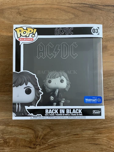 Funko POP! Albums #03 AC/DC Back in Black with Angus Young Walmart Exclusive