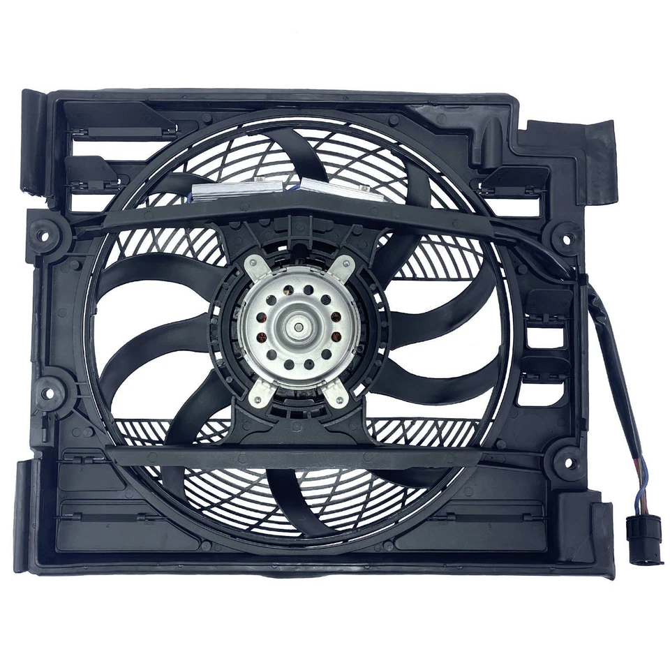 Conjunto de ventilador de refrigeración del motor para BMW 740i 740iL 750iL 1996-1998 64548380774 Foto 2 de 4