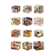 Rolife Super Creator Plastic DIY Mini LED Dollhouse Kids Birthday Xmas Gifts