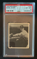 1948 Bowman Eddie Joost # 15 PSA 6 EX-MT