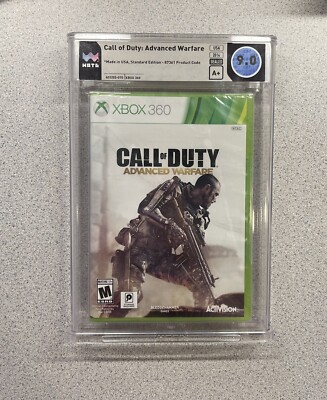 COD Call Of Duty: Advanced Warfare (Xbox 360, 2014) SEALED WATA 9.0 A+ Seal RARE
