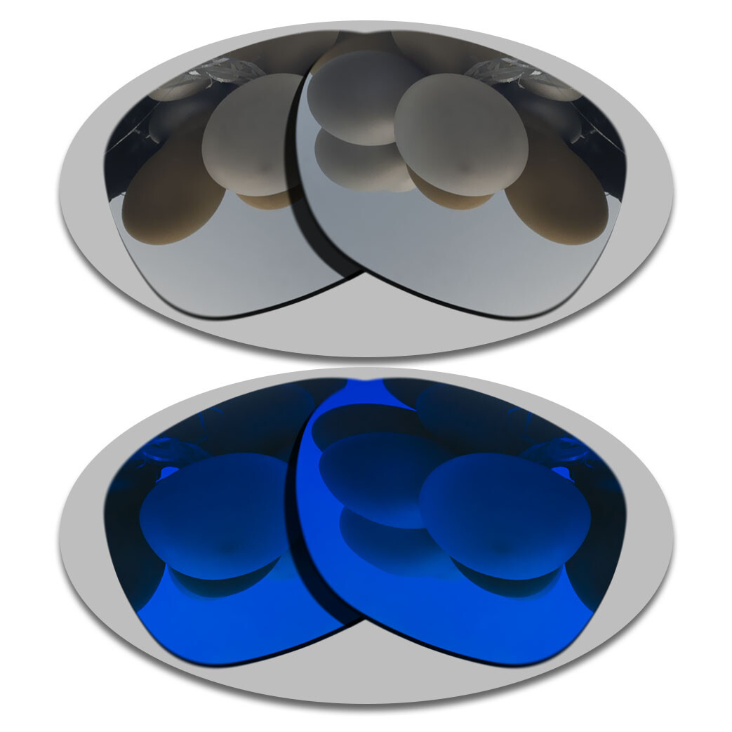 Silver&Deep Blue Lenses Replacement For-ALTO S/M Polarized