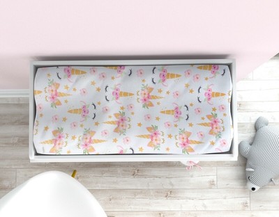 changing pad cover girl