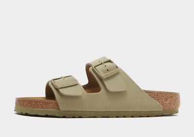 Birkenstock Arizona Birko-Flor Sandalen  ( Herren Größe UK 10 EUR 44 ) Faded Khaki