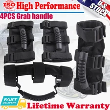 4X Roll Bar Grab Handles Grip Handle for Jeep Wrangler YJ TJ JK JL JT Gladiator