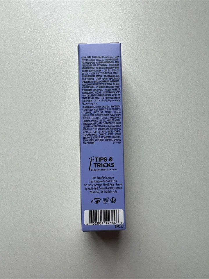 Benefit FLUFF UP BROW WAX Flexible Eyebrow Texturising 3ml Boxed - Image 2 of 2