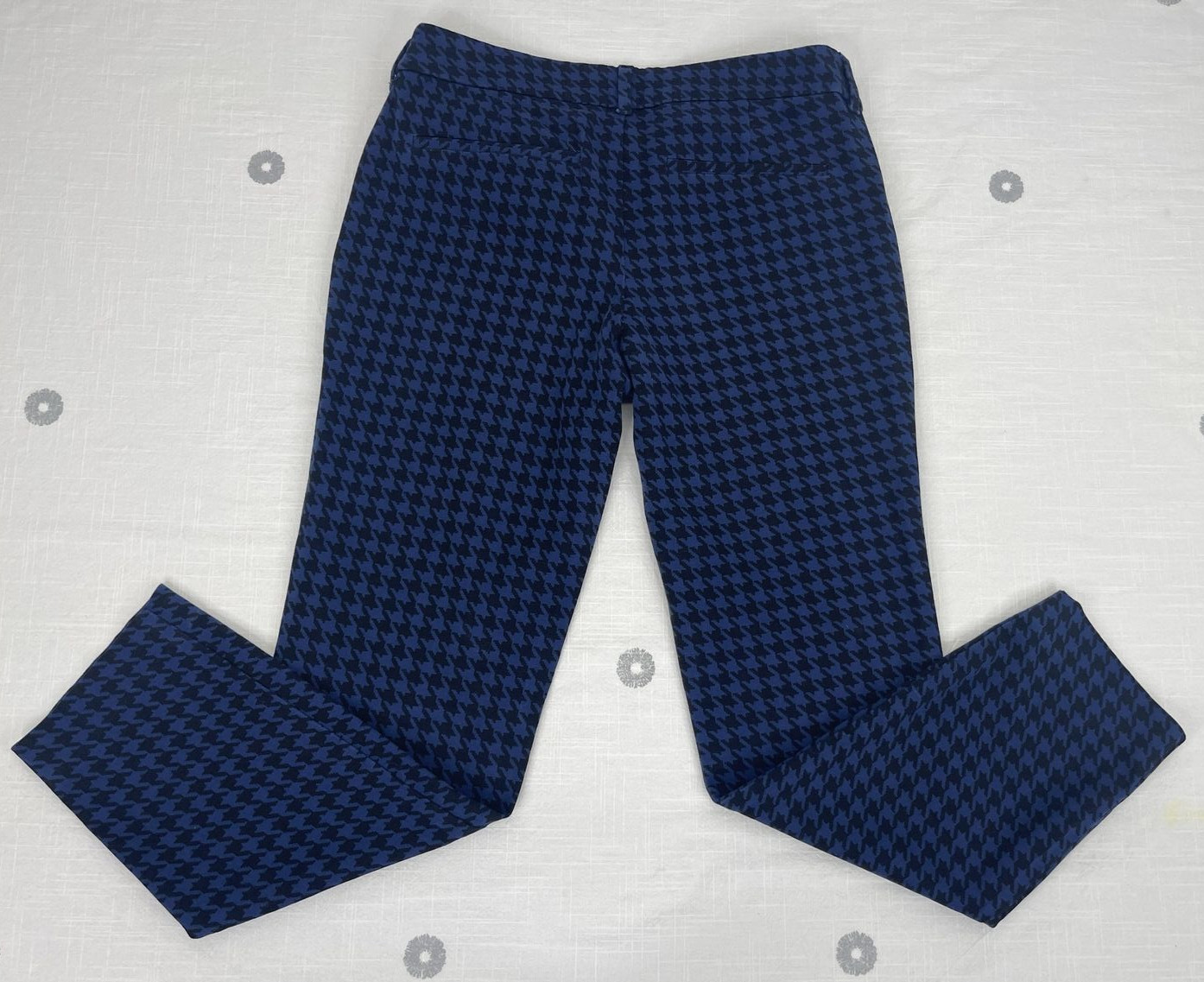 Old Navy Pixie Stretch Black / Blue Houndstooth C… - image 3