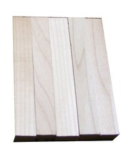 LOT TEN 10 MAPLE PEN / SPINDLE LATHE BLANKS Size 5 x 0.75 x 0.75 inches