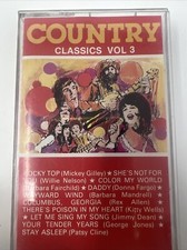 Country Classics Vol 3 Cassette Tape 10113