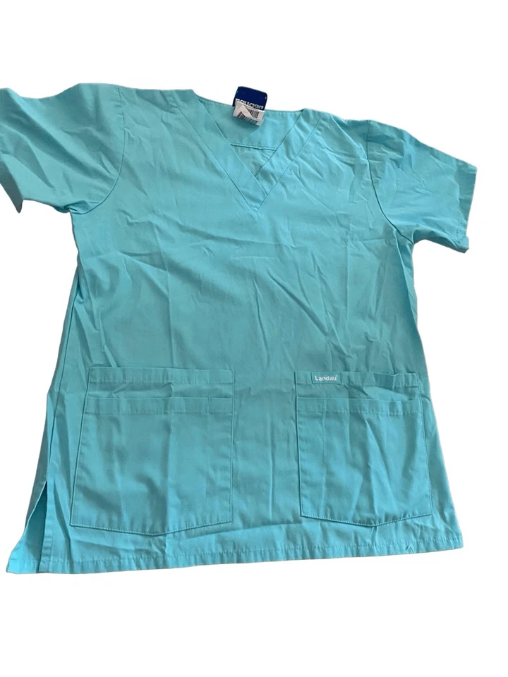 Set of 2 Scrub Tops Scrub HQ Peaches Uniforms Workwear Career Healthcare Work Me - Image 3 of 4