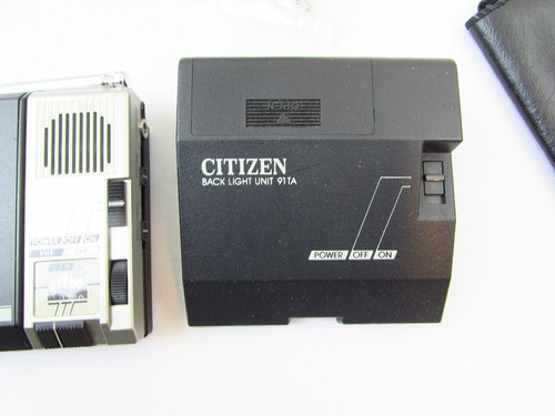 Vintage Citizen 04TA Pocket B/W LCD TV As-New with Original inserts/Packaging - Afbeelding 3 van 10
