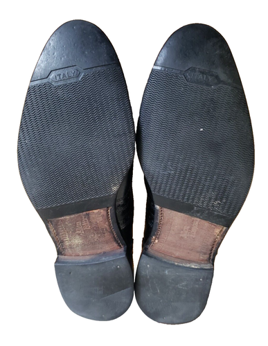 Allen Edmonds McCallister 6205 Black Medallion Toe Wing Tip Oxford Size 10.5 2E - Picture 11 of 11